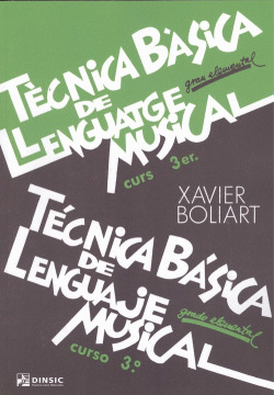 TECNICA BASICA LLENGUATGE MUSICAL 3� CURSO