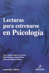 LECTURAS PARA ESTRENARSE EN PSICOLOGA