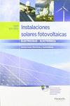 INSTALACIONES SOLARES FOTOVOLTAICAS