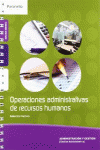 OPERACIONES ADMINISTRATIVAS DE RECURSOS HUMANOS
