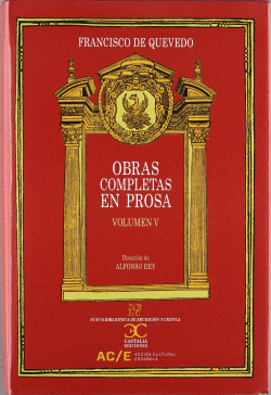 OBRAS COMPLETAS EN PROSA. VOLUMEN V