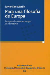 PARA UNA FILOSOF�A DE EUROPA