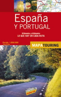 MAPA DE CARRETERAS DE ESPAA Y PORTUGAL 1:800.000 - (DESPLEGABLE)