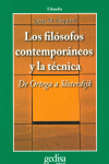 LOS FIL�SOFOS CONTEMPOR�NEOS Y LA T�CNICA