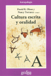 CULTURA ESCRITA Y ORALIDAD