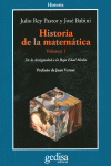 HISTORIA DE LA MATEMTICA. VOLUMEN 1