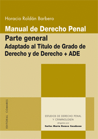 MANUAL DE DERECHO PENAL. PARTE GENERAL.