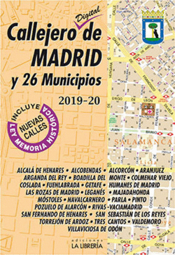CALLEJERO DE MADRID Y 26 MUNICIPIOS 2019-20