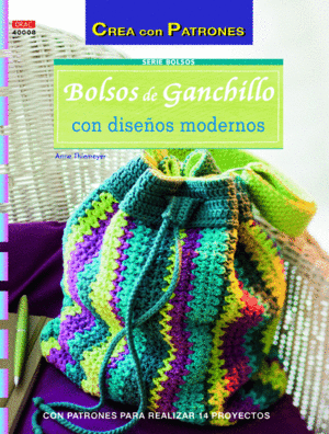 BOLSOS DE GANCHILLO CON DISE�OS MODERNOS