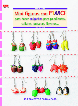 MINI FIGURAS CON FIMO PARA HACER COLGANTES PARA PENDIENTES, COLLARES, PULSERAS,