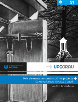 DELS ELEMENTS DE CONSTRUCCI� I EL PROJECTE