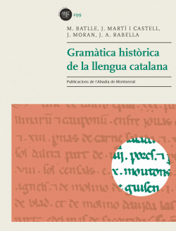 GRAM�TICA HISTORICA DE LA LLENGUA CATALANA