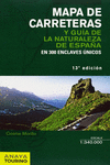 MAPA DE CARRETERAS Y GU�A DE LA NATURALEZA DE ESPA�A 1:340.000 - 2014
