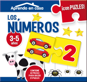 APRENDO EN CASA LOS NMEROS PUZLES EDUCATIVOS (3-5 AOS)