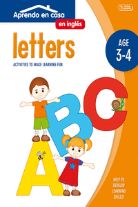 APRENDO EN CASA INGL�S (3-4 A�OS) LETTERS