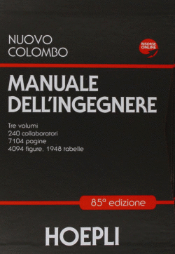 MANUALE DELL'INGEGNERE - TRE VOLUMI INSEPARABILI