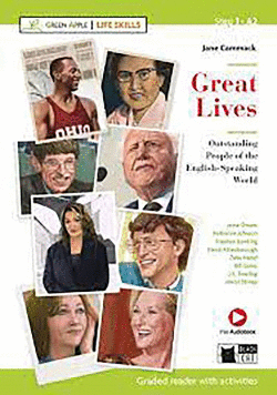 GREAT LIVES (+AUDIOBOOK) (A2) GREEN APPLE LIFE SKILLS