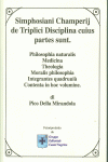 SIMPHOSIANI CHAMPERIJ DE TRIPLICI DISCIPLINA CUIUS PARTES