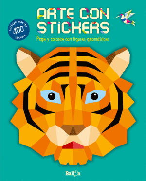 ARTE CON STICKERS - TIGRE