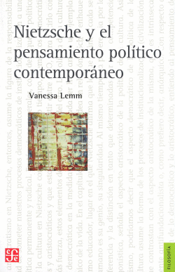 NIETZSCHE Y EL PENSAMIENTO POL�TICO CONTEMPOR�NEO