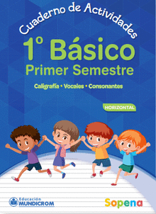 CUADERNO DE ACTIVIDADES CALIGRAFIA HORIZONTAL 1 BASICO PRIMER SEMESTRE