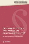 QUE ARQUITECTURA NOS PA�SES EM DESENVOLVIMENTO?