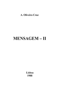 MENSAGEM II