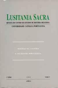 LUSITANIA SACRA:JESUTAS NA CULTURA E SOCIEDADE PORTUGUESA