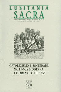 LUSITANIA SACRA: CATOLICISMO E SOCIEDADE NA �POCA MODERNA: O TERRAMOTO DE 1755