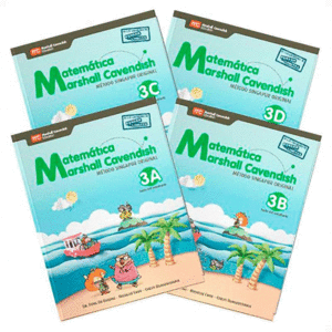 MATEMTICA MARSHALL CAVENDISH 3 BSICO (TOMOS 3A, 3B, 3C Y 3D Y GUA PARA PADRES 3 BSICO)