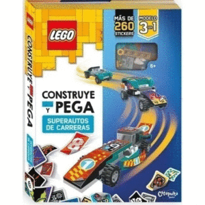 LEGO CONSTRUYE Y PEGA SUPER AUTOS DE CARRERAS