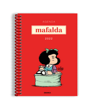 MAFALDA 2022 ANILLADA M�DULOS ROJO