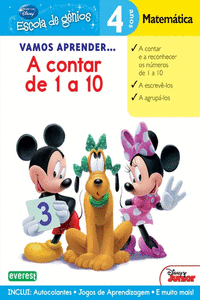 VAMOS APRENDER : A CONTAR DE 1 A 10: 4 ANOS: MATEMTICA