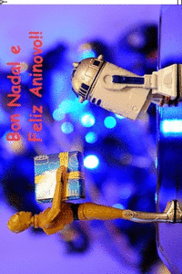 (POSTAL) BON NADAL STAR WARS