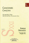 CANCIONES/CANONS VOZ MASCULINA Y PIANO