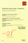 CONCIERTO PARA PIANO Y ORQUESTA