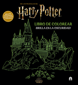 HARRY POTTER LIBRO DE COLOREAR BRILLA EN LA OSCURIDAD